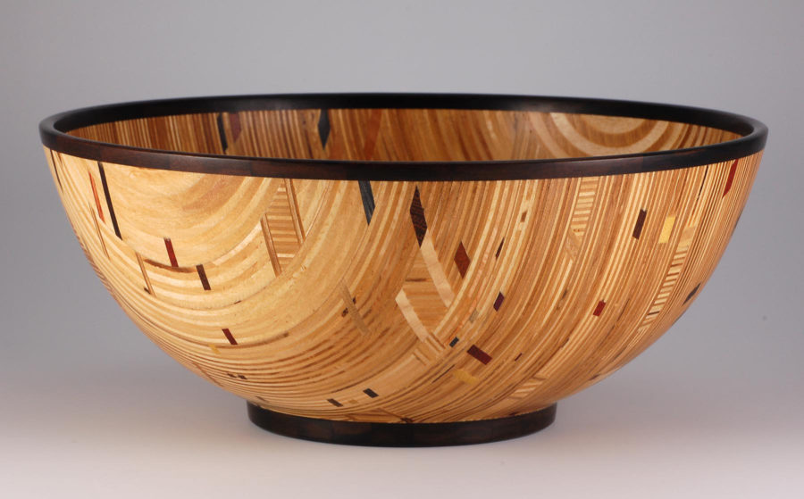 Baltic birch plywood bowl by Bob Carls